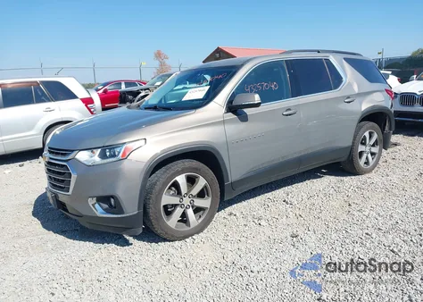 2019 Chevrolet Traverse 3Lt из США, поврежденный, VIN 1GNERHKW2KJ221423